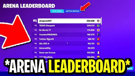 fortnite stats and leaderboards